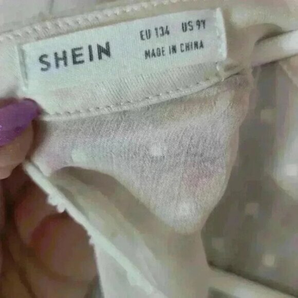 girls cream colored lace dress size 9 - Picture 3 of 7